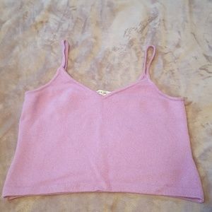 ST. JOHN cropped knit tank top